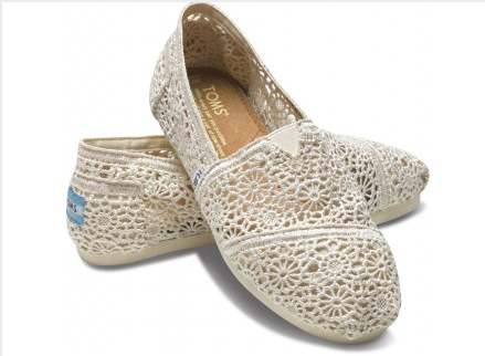 Toms Shoes Miami on These Crocheted Toms Are A Perfect Addition To A Vintage Affair